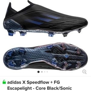 adidas X Speedflow + FG Escapelight - Core Black/Sonic Ink/Solar Yellow